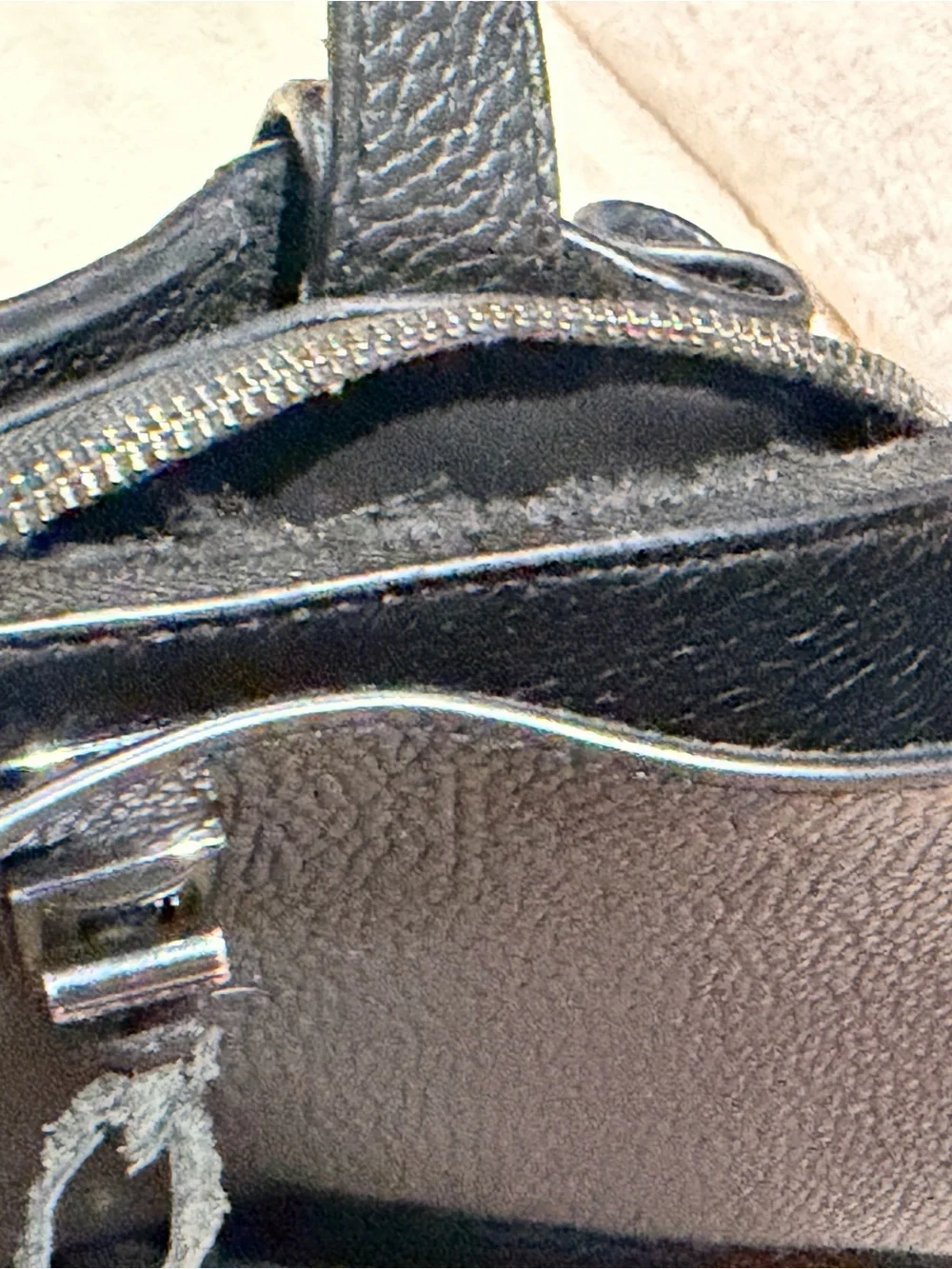 Rebecca Minkoff Black Pebbled Leather Backpack Tote. Flaw see pictures